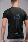 Triple Vertical Luxe T-Shirt by Luxe-Custom-Designer