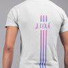 Triple Vertical Luxe T-Shirt by Luxe-Custom-Designer