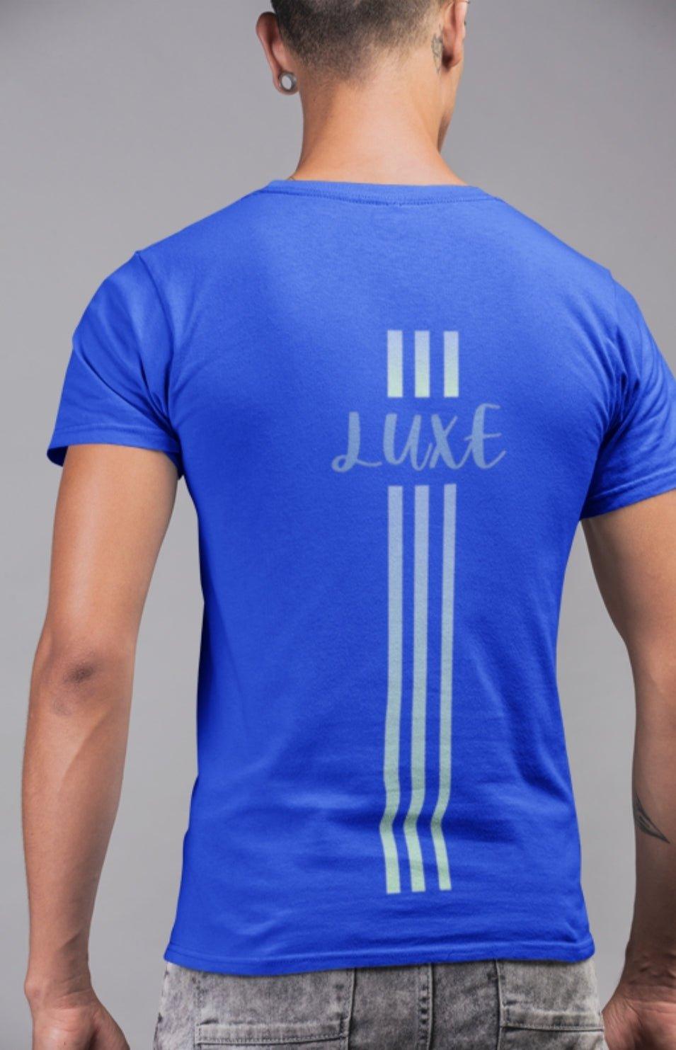 Triple Vertical Luxe T-Shirt by Luxe-Custom-Designer