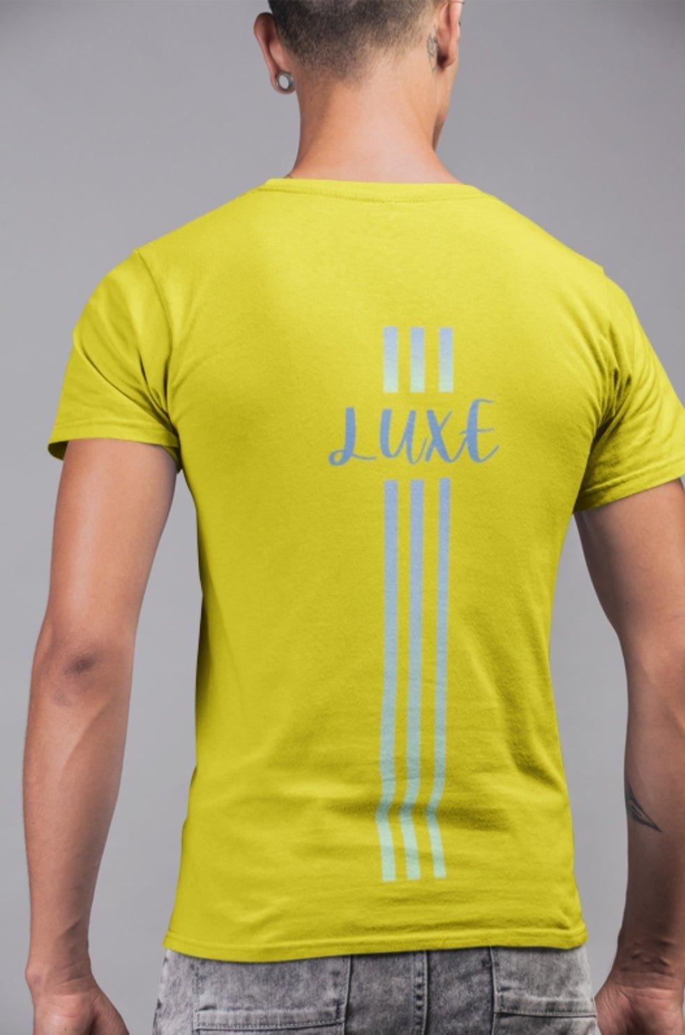 Triple Vertical Luxe T-Shirt by Luxe-Custom-Designer
