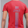 Triple Vertical Luxe T-Shirt by Luxe-Custom-Designer