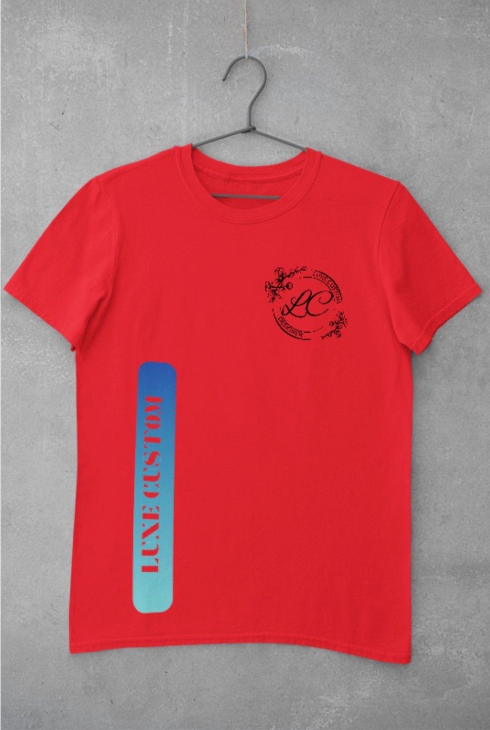 Vertical To Tone T-Shirt by Luxe-Custom-Designer
