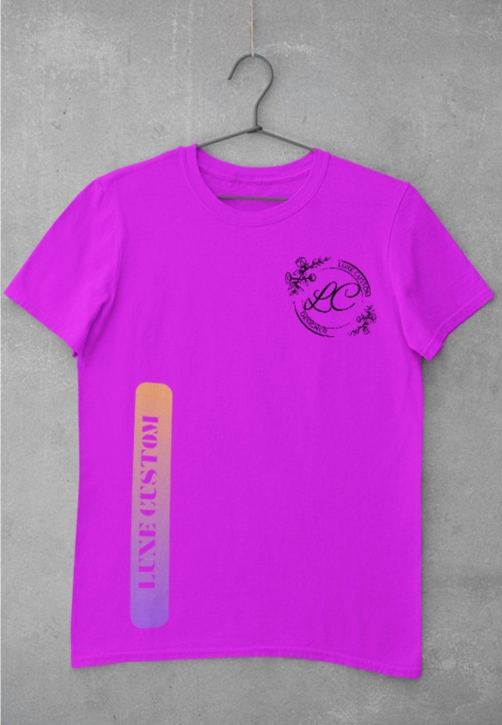 Vertical To Tone T-Shirt by Luxe-Custom-Designer