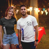 Vertical To Tone T-Shirt by Luxe-Custom-Designer
