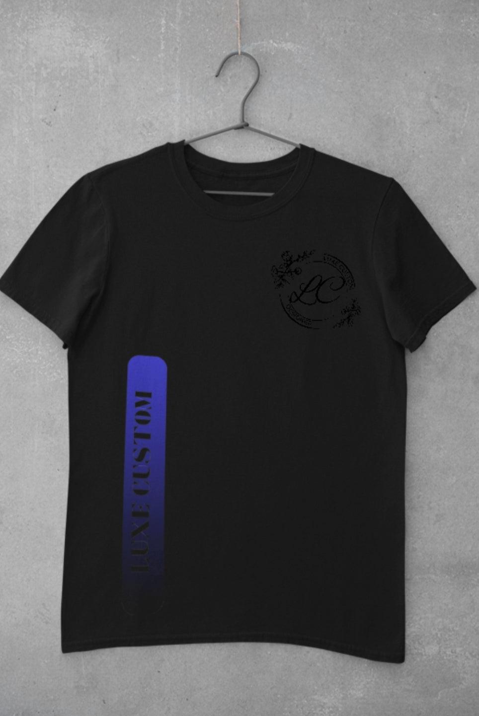 Vertical To Tone T-Shirt by Luxe-Custom-Designer