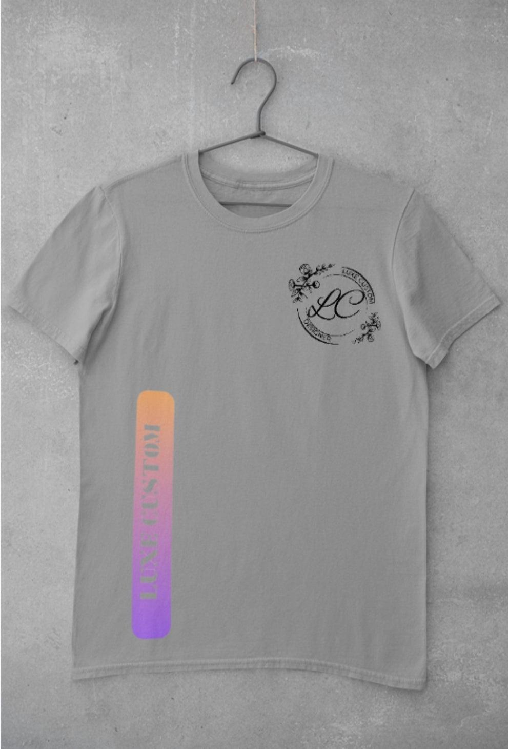 Vertical To Tone T-Shirt by Luxe-Custom-Designer