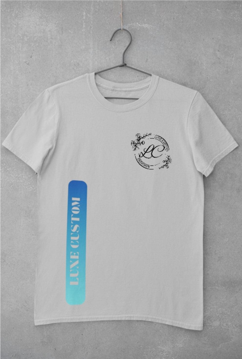 Vertical To Tone T-Shirt by Luxe-Custom-Designer
