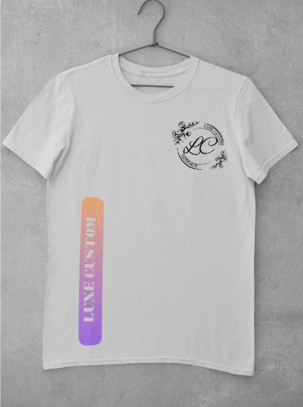 Vertical To Tone T-Shirt by Luxe-Custom-Designer