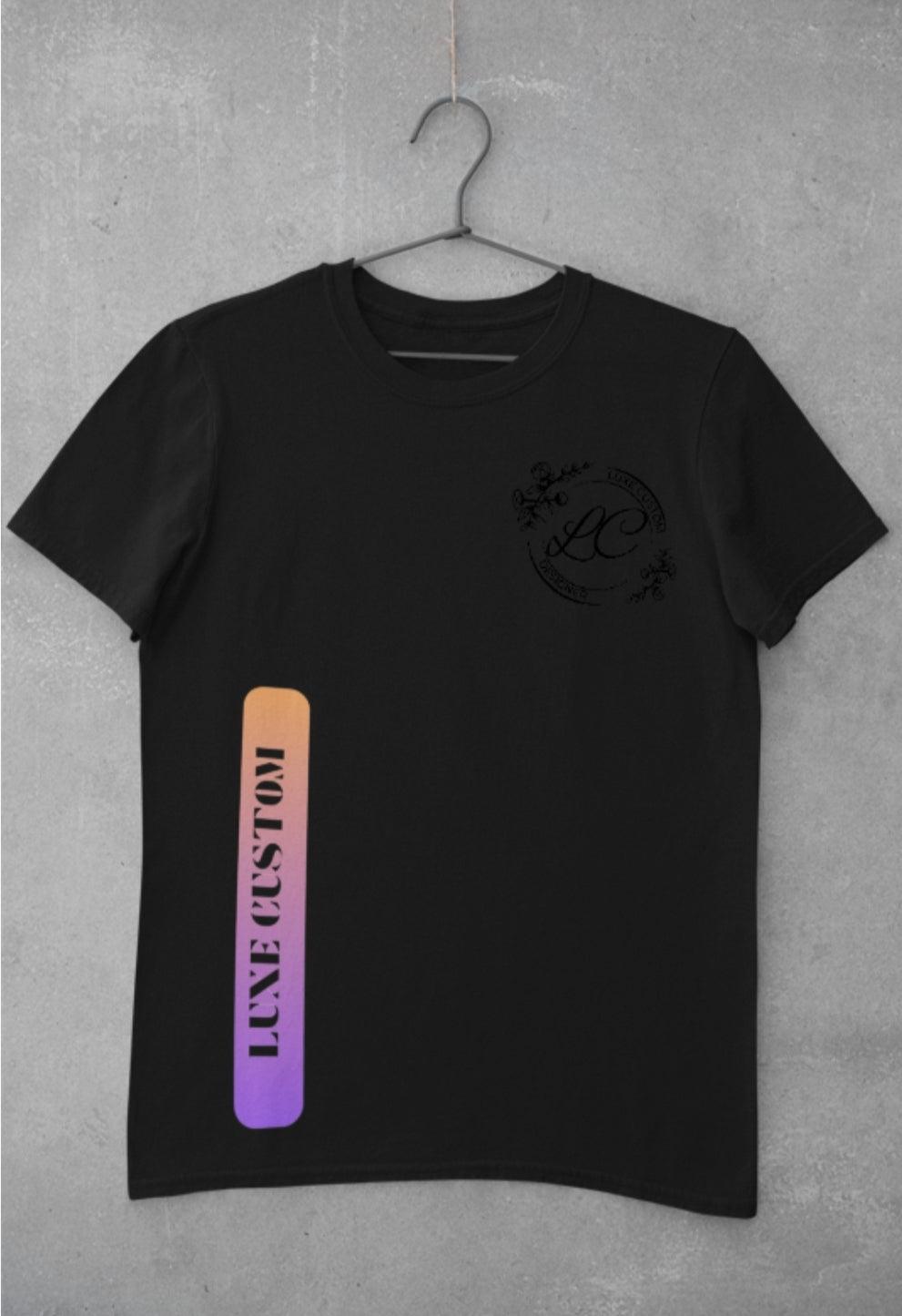 Vertical To Tone T-Shirt by Luxe-Custom-Designer