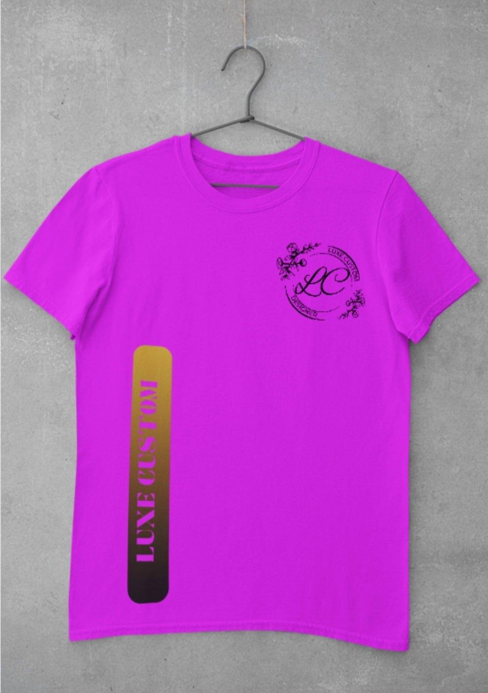 Vertical To Tone T-Shirt by Luxe-Custom-Designer