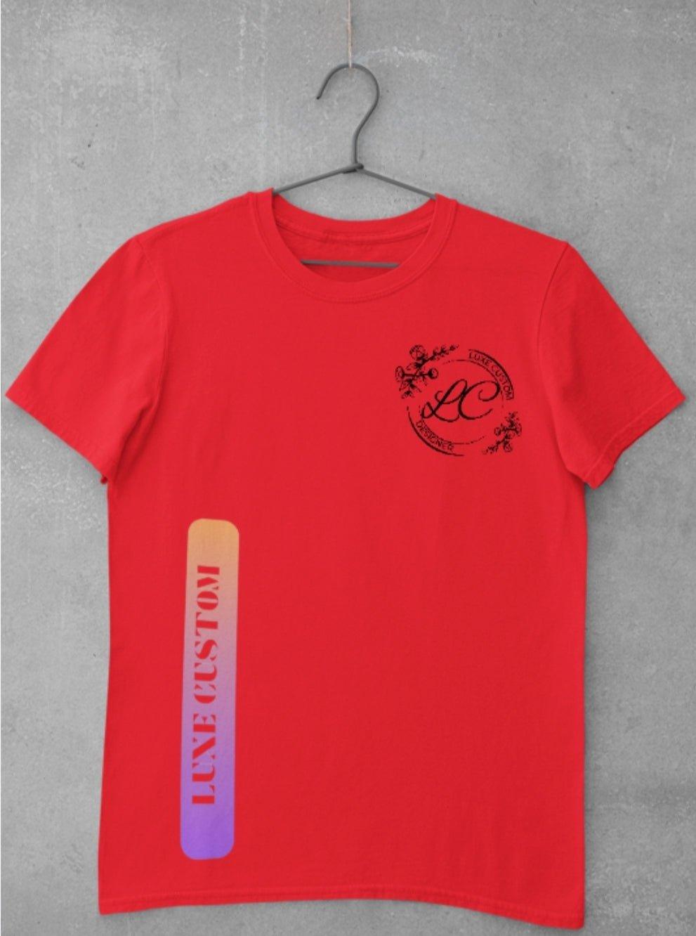 Vertical To Tone T-Shirt by Luxe-Custom-Designer