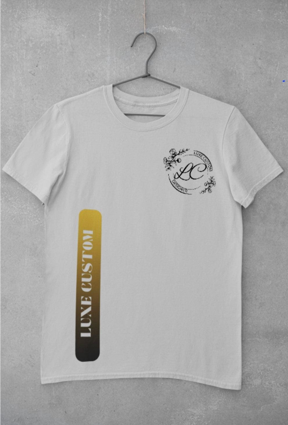 Vertical To Tone T-Shirt by Luxe-Custom-Designer