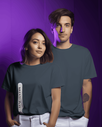 Luxe Gradient T-Shirt - Whi2 Gradient T-Shirt for Effortless Style by Luxe-Custom-Designer