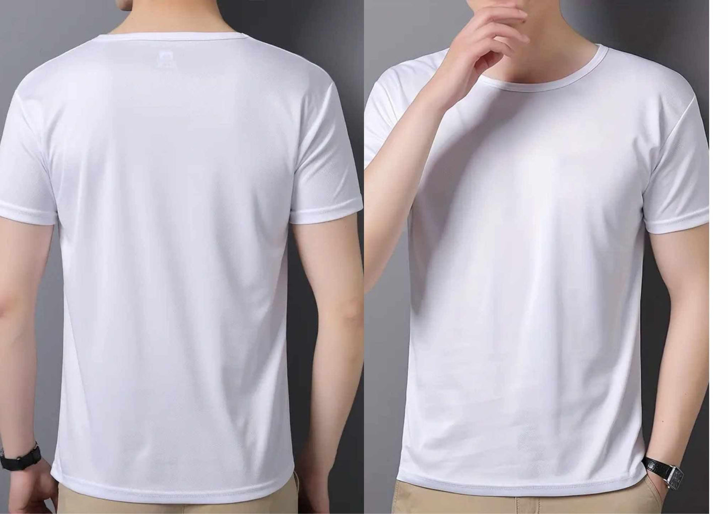 White Unisex T-Shirt by Luxe-Custom-Designer